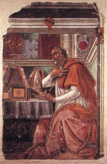 Sandro Botticelli: Sant'Agostino nello studio, tratto da digilander.libero.it/McArdal